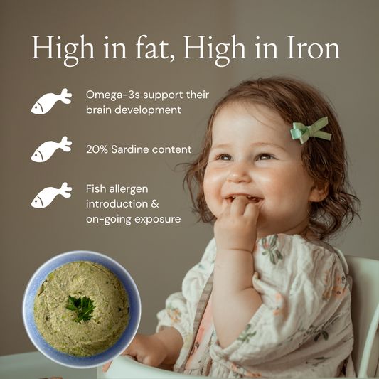 Brain Builder Sardine & Pea Purée