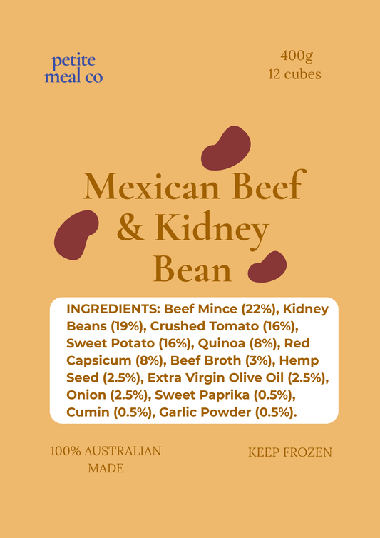 Mexican Beef & Kidney Bean Purée