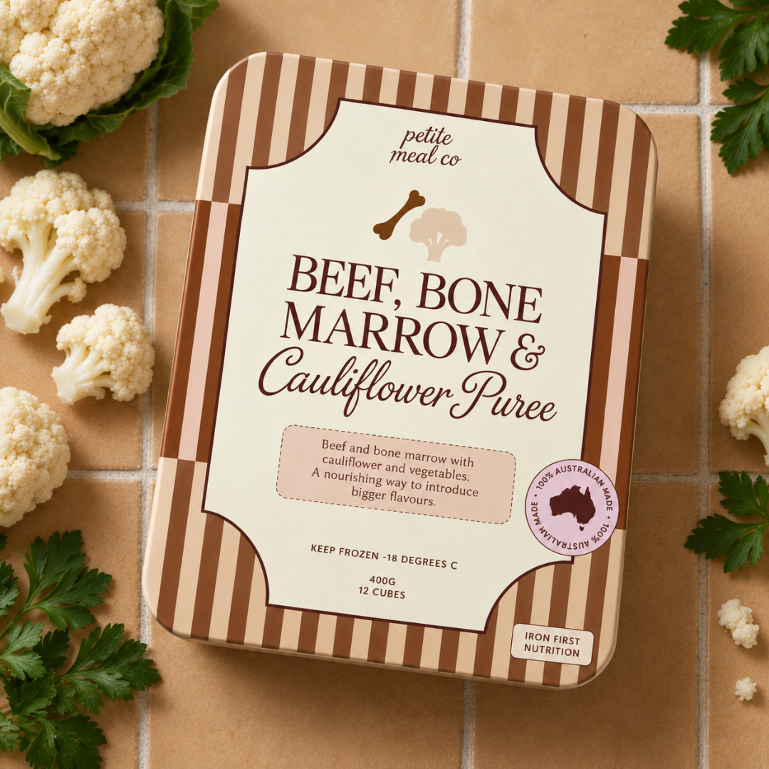 Beef, Bone Marrow and Cauliflower Puree