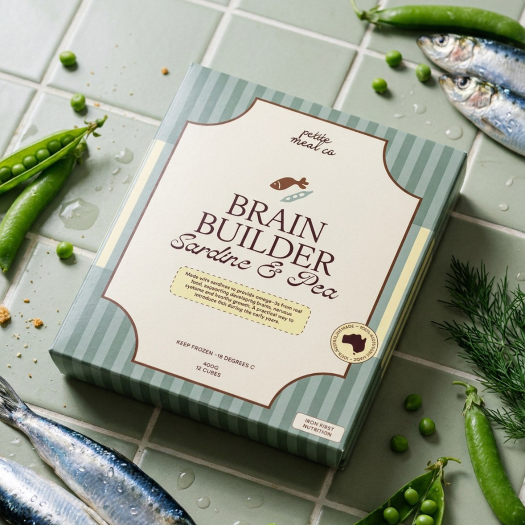 Brain Builder Sardine & Pea Purée