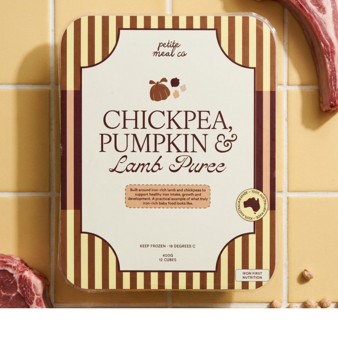 Chickpea, Pumpkin & Lamb Purée