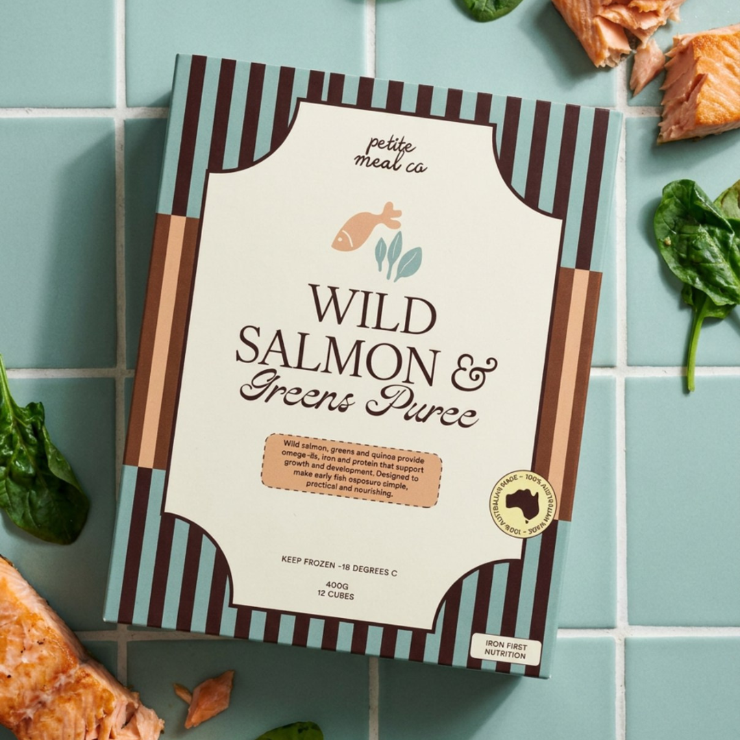 Wild Salmon and Greens Puree