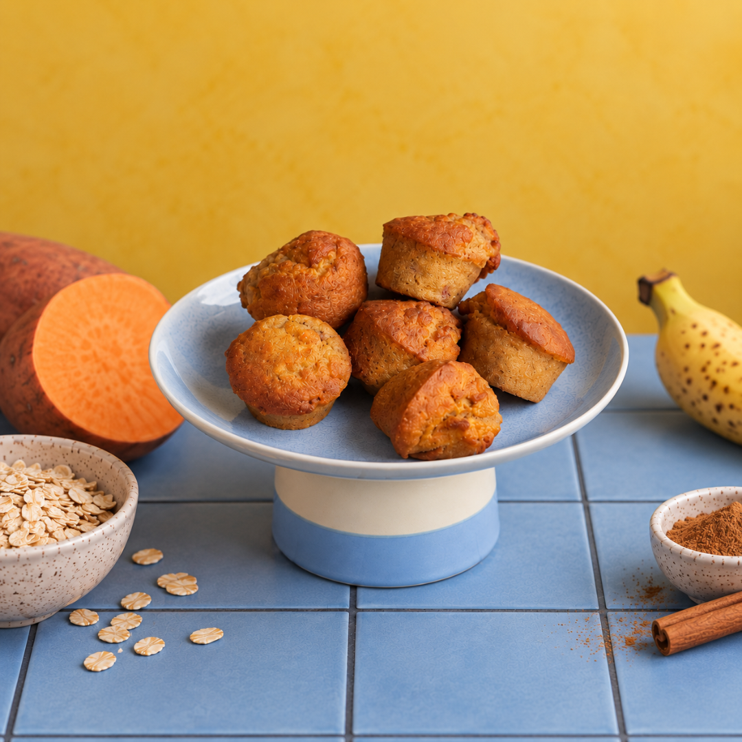 Spiced Sweet Potato Muffins
